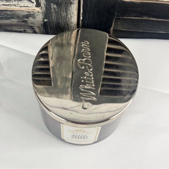 Black Cherry Merlot 3-wick Candle, used slightly - Picture 4 of 5